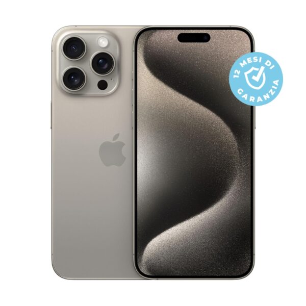 IPHONE 15 PRO | 256GB | TITANIO NATURALE | GRADO PREMIUM